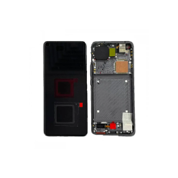 Xiaomi Original Ecran LCD et Vitre Tactile Noir Céramique avec Châssis pour Xiaomi Mi 11 Ultra 56000300K100 56000H00K100