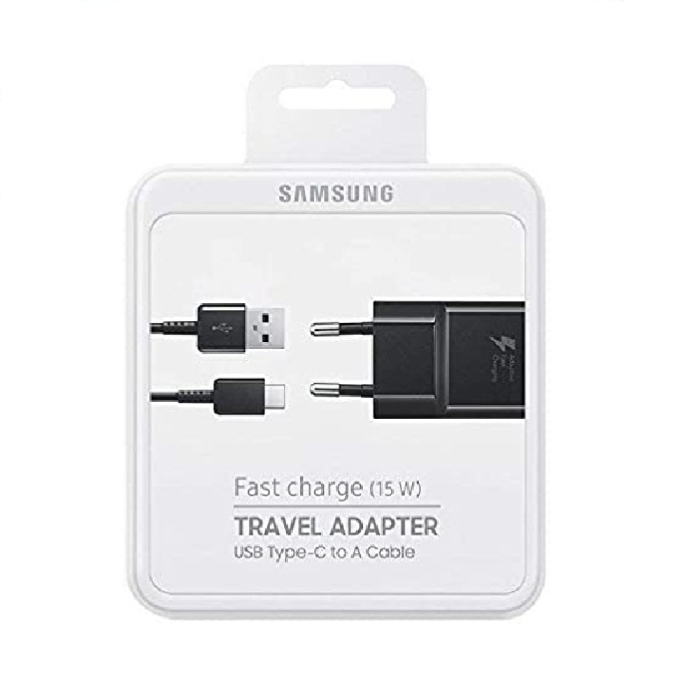 2017 Original Chargeur et/ou Cable Noir Usb type C EP-TA20EBE Samsung A3 A320F 