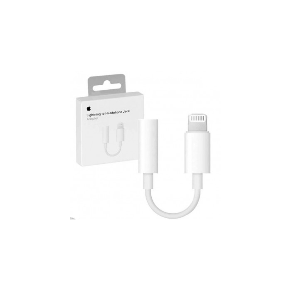 Adaptateur Lightning vers jack Apple Blanc (Officiel) Avec boîte