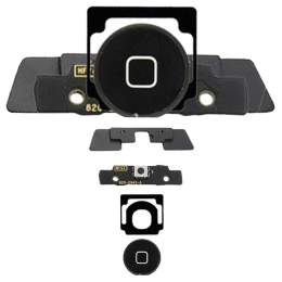 Apple iPad Bouton Home Noir Avec Nappe Pour