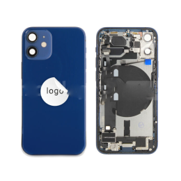 Apple iPhone Original Cache Batterie et Vitre Tactile Grade C avec petites pièces Bleu Pulled Reconditionné pour Apple iPhone 12 mini