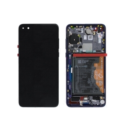Huawei Original Ecran LCD & Vitre tactile Bleu Assemblés Sur Châssis Et Batterie Pour