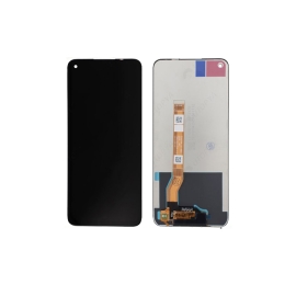 Realme Ecran Complet LCD & Vitre tactile Noir Sans Châssis Pour