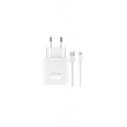 Huawei Adaptateur Secteur HW-100400E (CP84) + Cable Type C USB-C Pour Huawei P40 Pro -P40 Lite 5G -P40 Lite-P40 -P30-P30 Pro-P30 Lite-P20 Lite-P20-P20Pro-P10+-P10