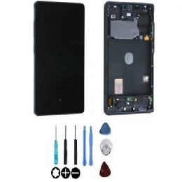 Samsung Original Ecran LCD & Vitre tactile Bleu Assemblés Sur Châssis Pour