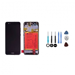 Huawei Original Ecran LCD & Vitre tactile Noir Assemblés Sur Châssis Et Batterie Pour
