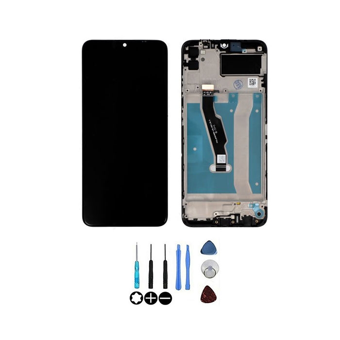 Écran LCD De Rechange Pour Huawei Y6p MED-LX9 - Avec Cadre, Kit De Réparation Inclus