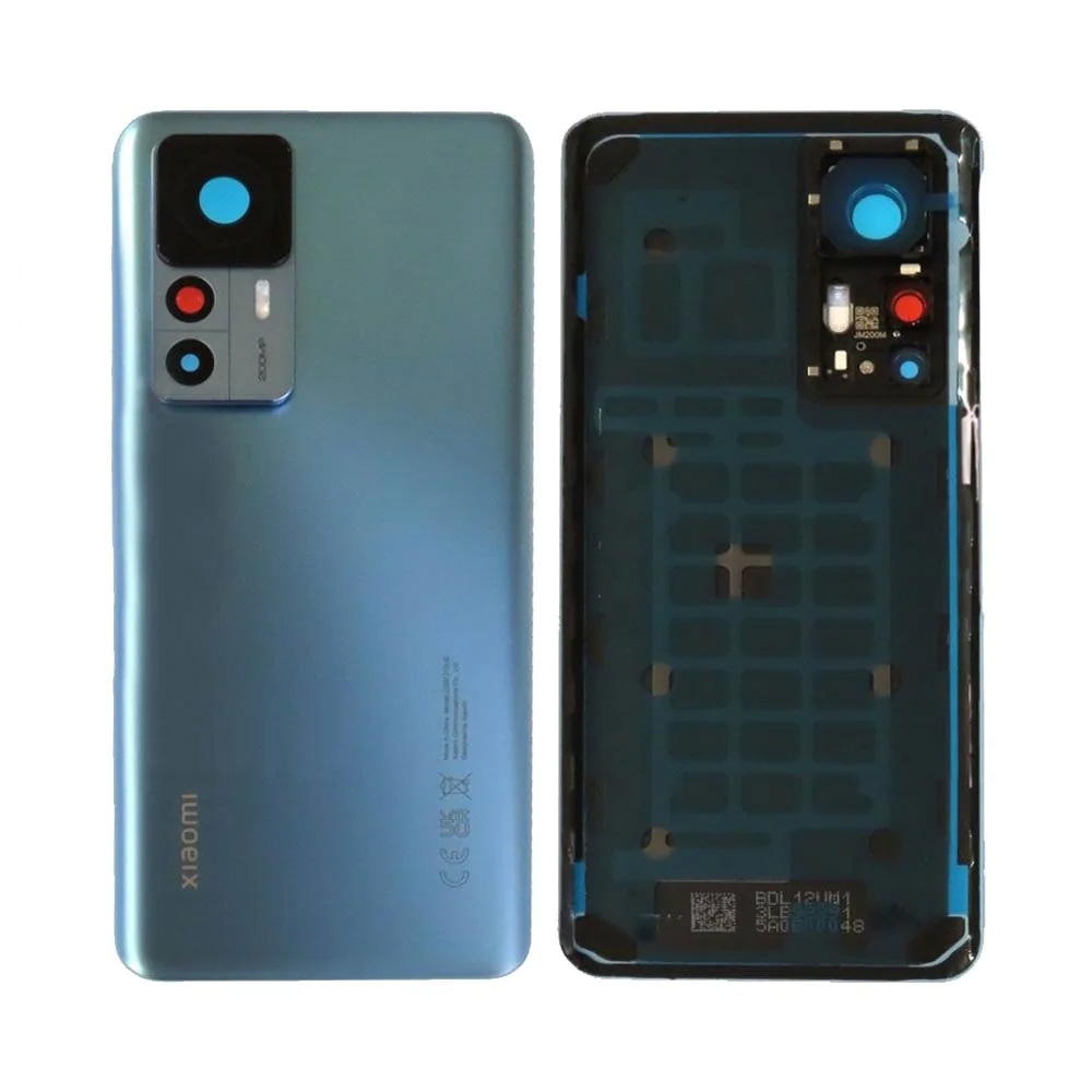 Vitre Arrière Avec Lentille Caméra Pour Xiaomi 12T Pro - Bleu - Neuf, Pièce De Rechange