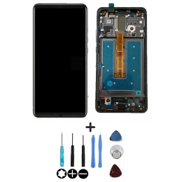 Huawei Ecran LCD & Vitre tactile Noir Assemblés Sur Châssis Pour