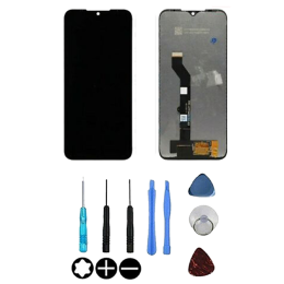 Motorola Ecran LCD & Vitre tactile Noir sans châssis Pour