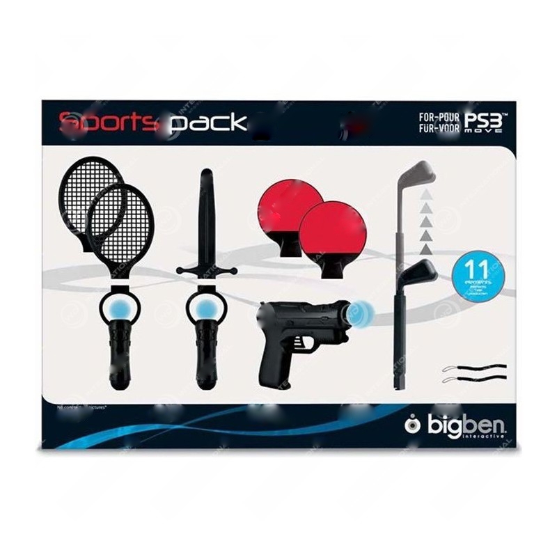 Pack 11 Accessoires Sport Move Pour PS3 / PS4 / PS5 Big Ben