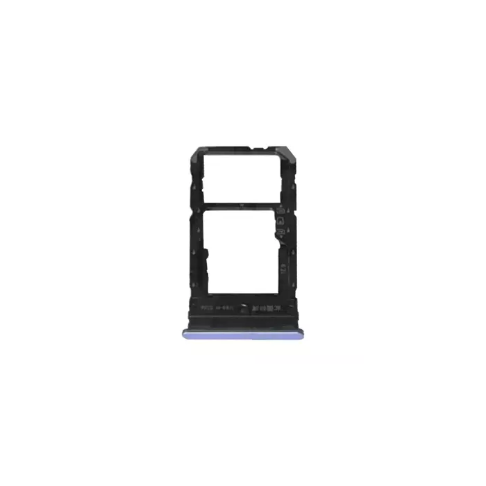 Tiroir SIM Premium Pour Vivo Y52 5G - Couleur Bleu Irisé - Neuf Générique - Compatible