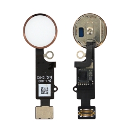 Apple iPhone Nappe Bouton Home Rose V6 3D Pour