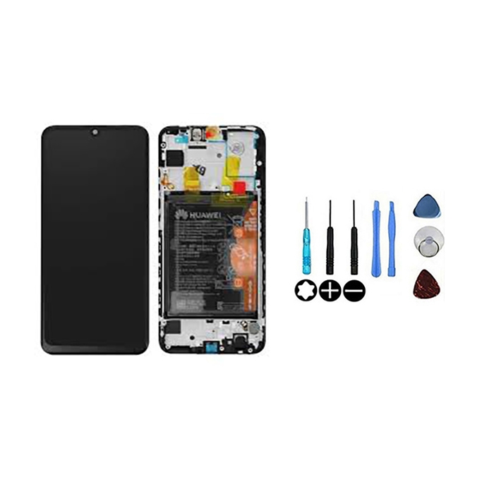 ECRAN LCD COMPLET NOIR AVEC CHÂSSIS POUR HUAWEI P SMART Z