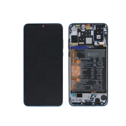 Huawei Original Ecran LCD & Vitre tactile Bleu Assemblés Sur Châssis Et Batterie Pour