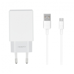 Oppo Adaptateur Secteur AK933 2A 5V Pour + Câble Micro USB Blanc Pour