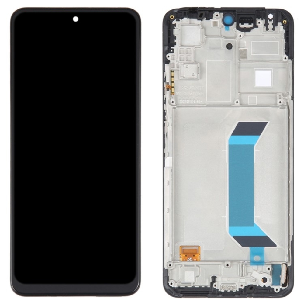 Chassis + Ecran LCD + Vitre pour Xiaomi Redmi Note 12 4G + Kit d'outil –