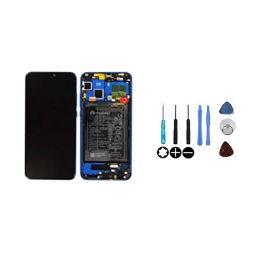 Honor Original Ecran LCD & Vitre tactile Bleu Assemblés Sur Châssis Et Batterie Pour