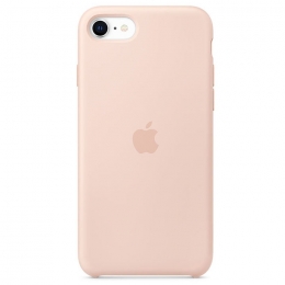 Apple Etui Coque Silicone Rose des Sables Pour