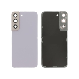 Samsung Cache Batterie Vitre Arrière Violet Pour Samsung Galaxy S22 (S901B) (Sans logo)
