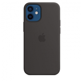 Apple Etui Coque Silicone MagSafe Noir Pour