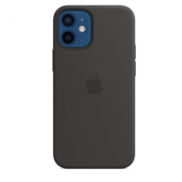 Apple iPhone Etui Coque Silicone MagSafe Noir Pour  iPhone 12 mini
