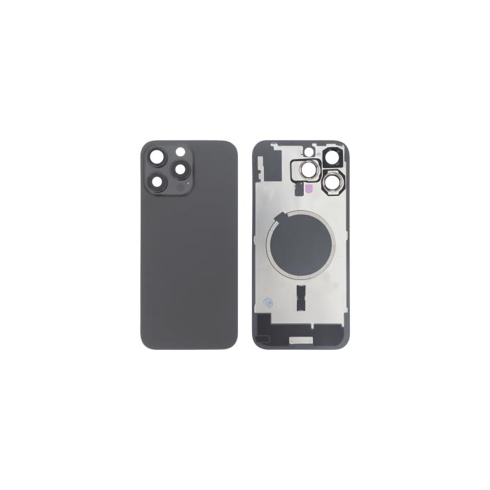 Coque Arrière IPhone 16 Pro Avec Aimant & Anneaux Caméra Intégrés - Remplacement Verre Arrière OEM | SVV