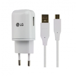 LG Original Adaptateur Secteur MCS-H06ER 5V 1,8A + Câble Type C USBC Blanc Pour