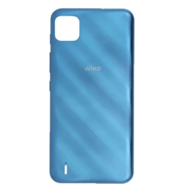Wiko Cache Batterie Vitre Arrière Bleu Pour