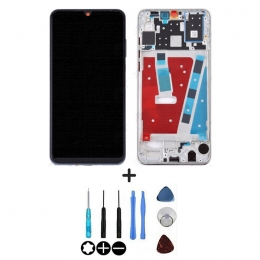 Huawei Ecran LCD & Vitre tactile Noir Assemblés Sur Châssis Pour