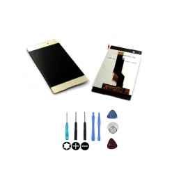 Sony Ecran Complet LCD & Vitre tactile Or Pour