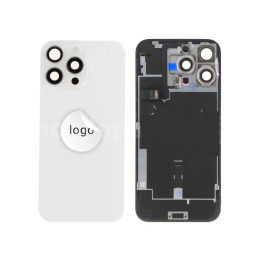 Apple iPhone Original Cache Batterie et Vitre Tactile Grade A Blanc Pulled Reconditionné pour Apple iPhone 16 Pro Max