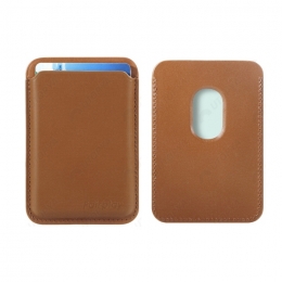 Apple Porte-cartes FAIRPLAY MagSafe Capuccino Pour