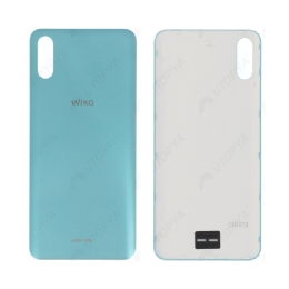 Wiko Original Cache Batterie Vitre Arrière Bleu Pour