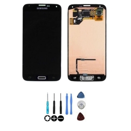 Samsung Originale Ecran LCD & Vitre tactile Noire Assemblés Sans Châssis Pour Samsung Galaxy  S5 (G900F)