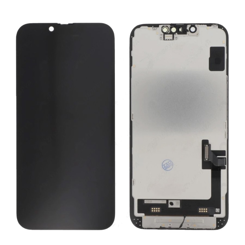 Ecran LCD & Vitre tactile Noir Assemblés Sans Châssis Pour Apple iPhone 14  A2649 A2881 A2884 A2883 A2882