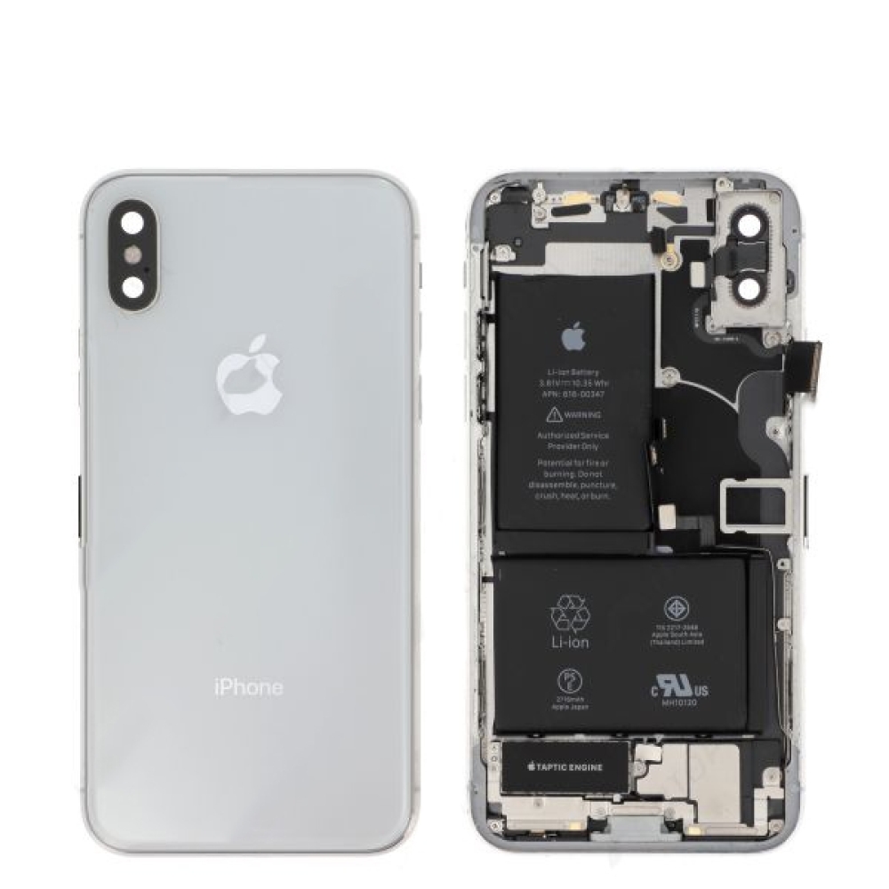 Original Châssis Complet Blanc avec Batterie / Caméra Arrière Pour Apple  iPhone X A1865 A1901 A1902