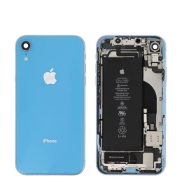 Apple iPhone Original Châssis Complet Bleu avec Batterie / Caméra Arrière Pour