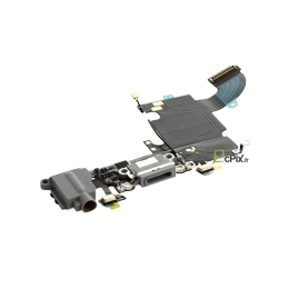 Apple iPhone Nappe Dock Connecteur de Charge Noir + Jack + Micro Pour