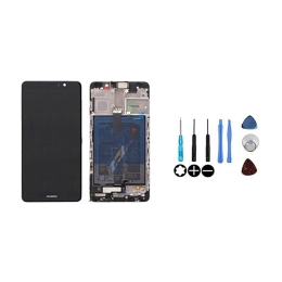 Huawei Original Ecran LCD & Vitre tactile Noir Assemblés Sur Châssis Et Batterie Pour