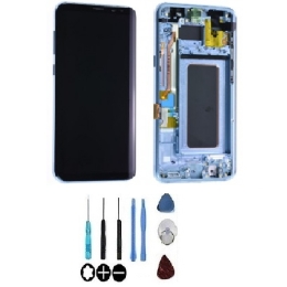 Samsung Original Ecran LCD & Vitre tactile Bleu Assemblés Sur Châssis Pour