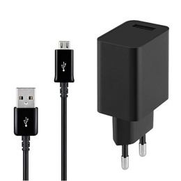 Realme Adaptateur Secteur 12W + Câble Micro USB Noir Pour