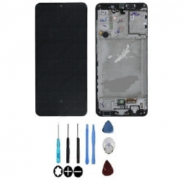 Samsung Original Ecran LCD & Vitre tactile Noir Assemblés Sur Châssis Pour