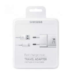 Samsung Original Chargeur EP-TA20EBE + Cable Type C EP-DG970 Blister Blanc Pour