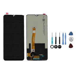 Realme Ecran LCD & Vitre tactile Noir sans châssis Pour