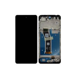 Motorola Original Ecran LCD et Vitre Tactile Avec Chassis Noir pour Motorola Moto E14 5D68C24645