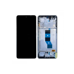 Xiaomi Original Ecran LCD et Vitre Tactile avec Châssis Argent pour Xiaomi Poco M7 Pro 5G 5600070O17P00