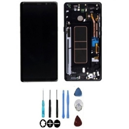 Samsung Original Ecran LCD & Vitre tactile Noir Assemblés Sur Châssis Pour