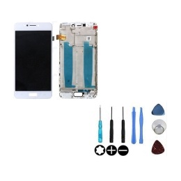 Asus Ecran LCD & Vitre Tactile Blanc Assemblés Sur Châssis Pour