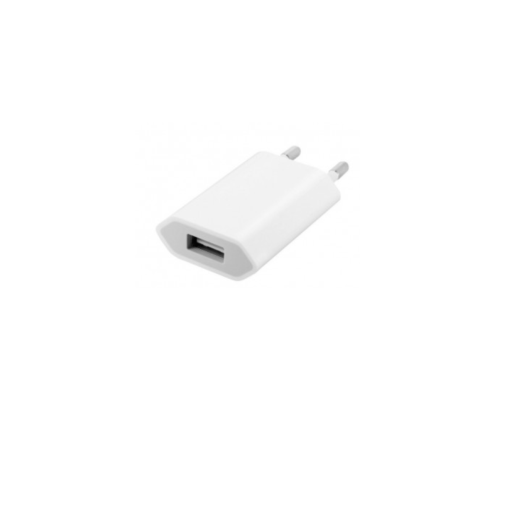 Chargeur 5W/1USB blanc Rep iPhone Médoc